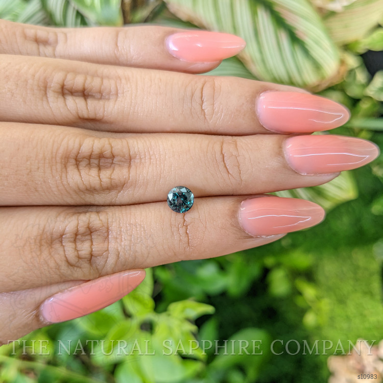 0.94 Ct. Greenish Blue Sapphire from Madagascar
