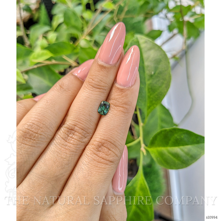 0.82 Ct. Green Sapphire from Madagascar