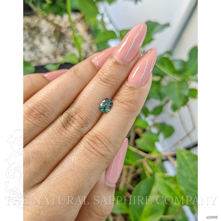 0.88 Ct. Green Sapphire from Madagascar