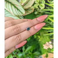 0.94 Ct. Bluish Green Sapphire from Madagascar Life Style