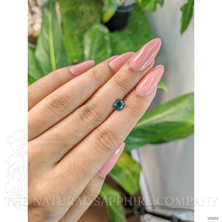 1.01 Ct. Greenish Blue Sapphire from Madagascar