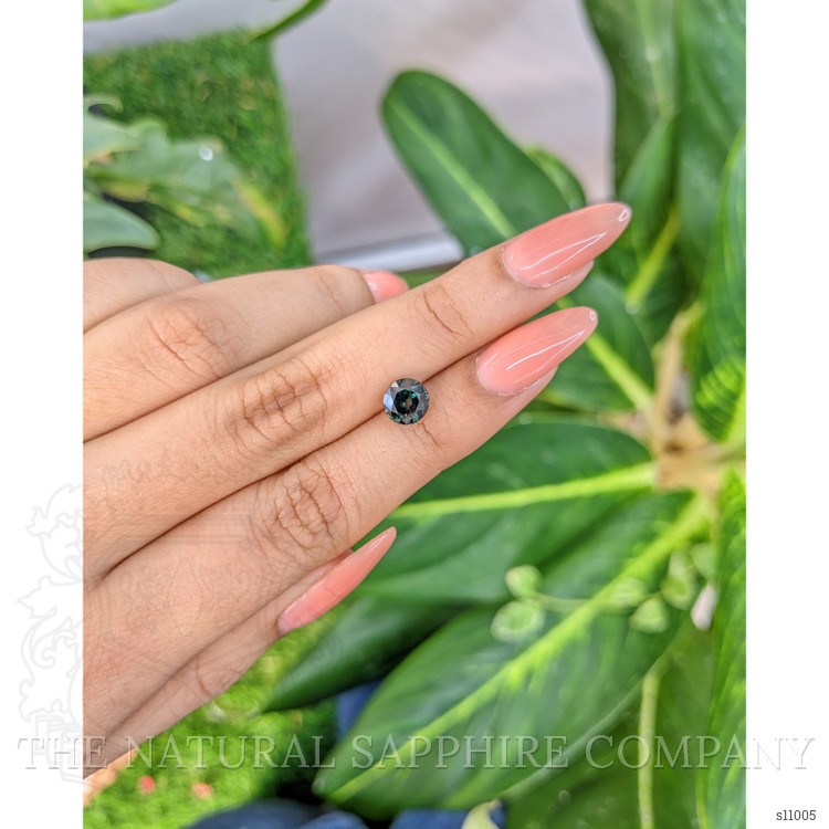 1.84 Ct. Greenish Blue Sapphire from Madagascar