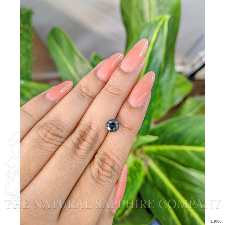 1.39 Ct. Greenish Blue Sapphire from Madagascar