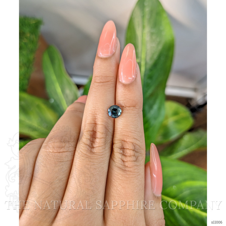 1.39 Ct. Greenish Blue Sapphire from Madagascar