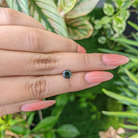 0.93 Ct. Green Sapphire from Madagascar Life Style