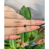 1.01 Ct. Greenish Blue Sapphire from Madagascar Life Style