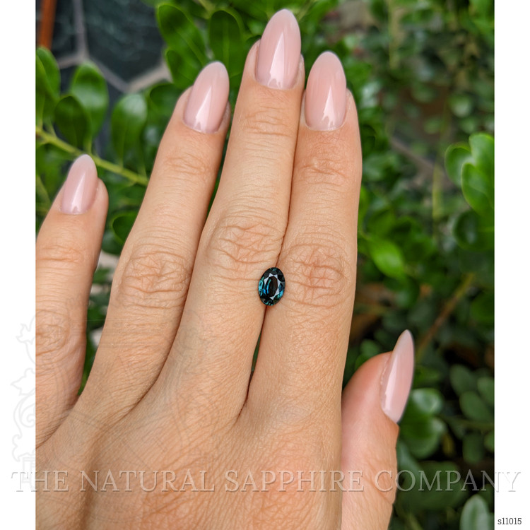 1.13 Ct. Bluish Green Sapphire from Madagascar