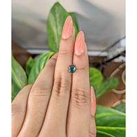 1.23 Ct. Green Sapphire from Madagascar Life Style