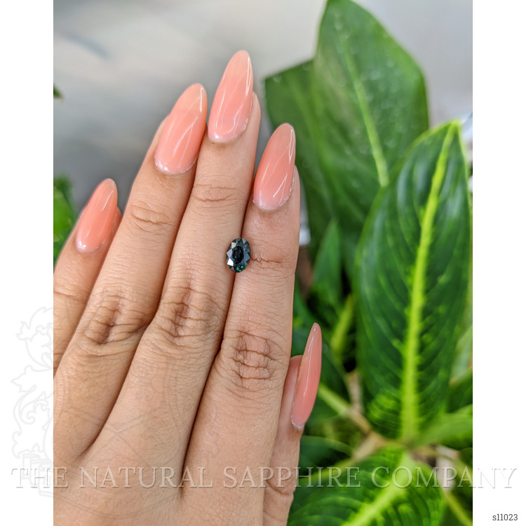 1.33 Ct. Bluish Green Sapphire from Madagascar