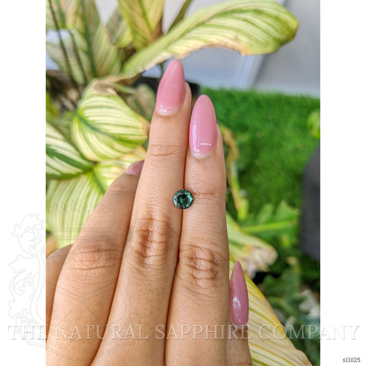 0.89 Ct. Bluish Green Sapphire from Madagascar