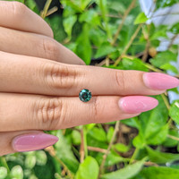1.23 Ct. Green Sapphire from Madagascar Life Style