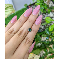 1.23 Ct. Green Sapphire from Madagascar Life Style