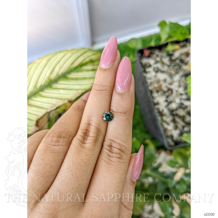 0.86 Ct. Bluish Green Sapphire from Madagascar