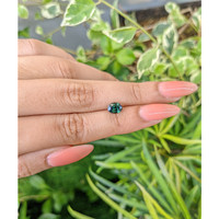 1.43 Ct. Green Sapphire from Madagascar Life Style