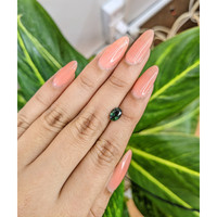 1.37 Ct. Green Sapphire from Madagascar Life Style