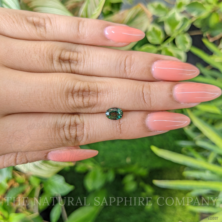 1.37 Ct. Green Sapphire from Madagascar
