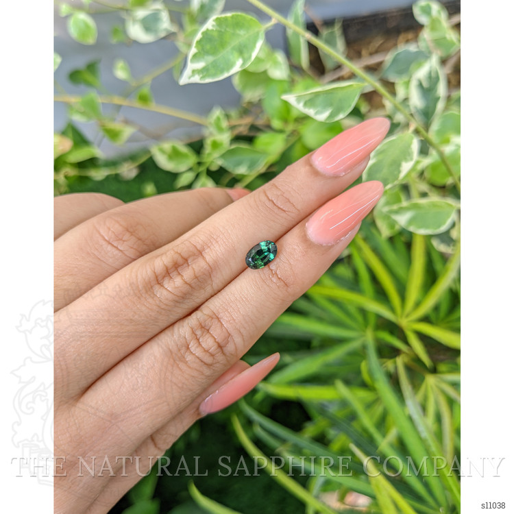 1.39 Ct. Green Sapphire from Madagascar