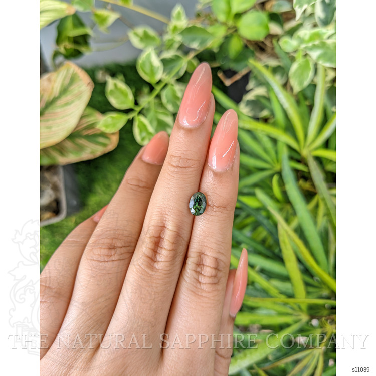 1.50 Ct. Green Sapphire from Madagascar