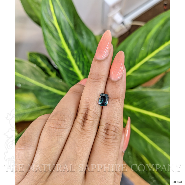 1.51 Ct. Bluish Green Sapphire from Madagascar