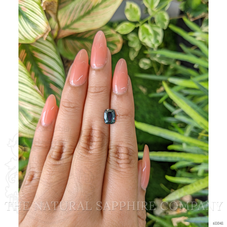 1.51 Ct. Bluish Green Sapphire from Madagascar