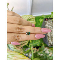 1.13 Ct. Green Sapphire from Madagascar Life Style