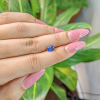 0.85 Ct. Blue Sapphire from Ceylon (Sri Lanka) Life Style