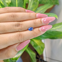 1.04 Ct. Blue Sapphire from Ceylon (Sri Lanka) Life Style