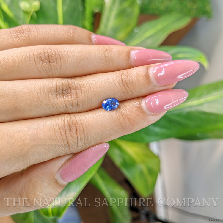 1.04 Ct. Blue Sapphire from Ceylon (Sri Lanka)