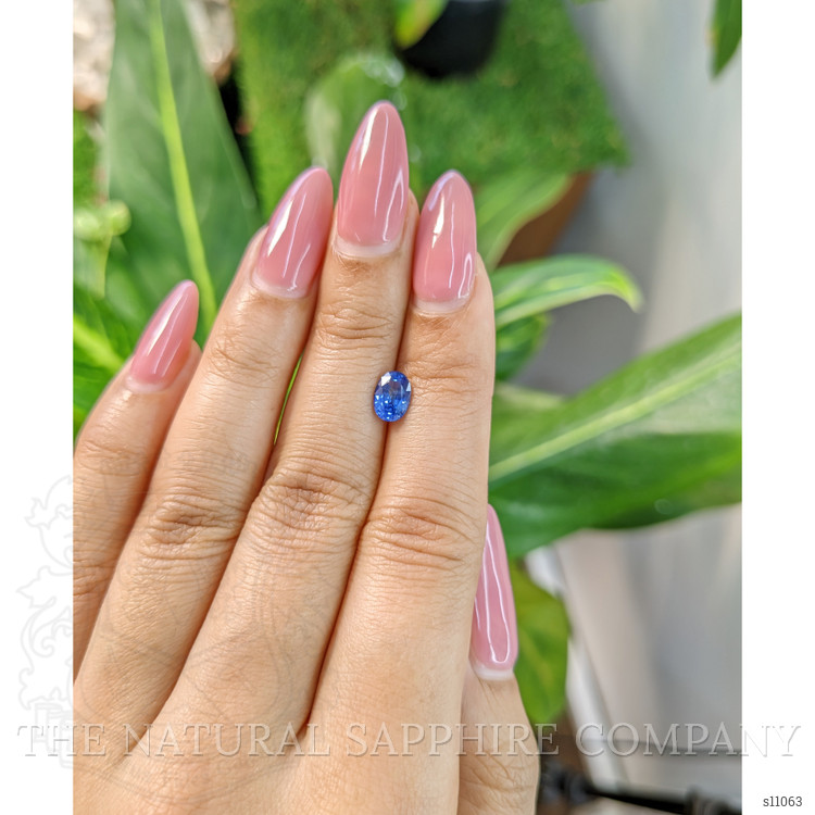 1.04 Ct. Blue Sapphire from Ceylon (Sri Lanka)