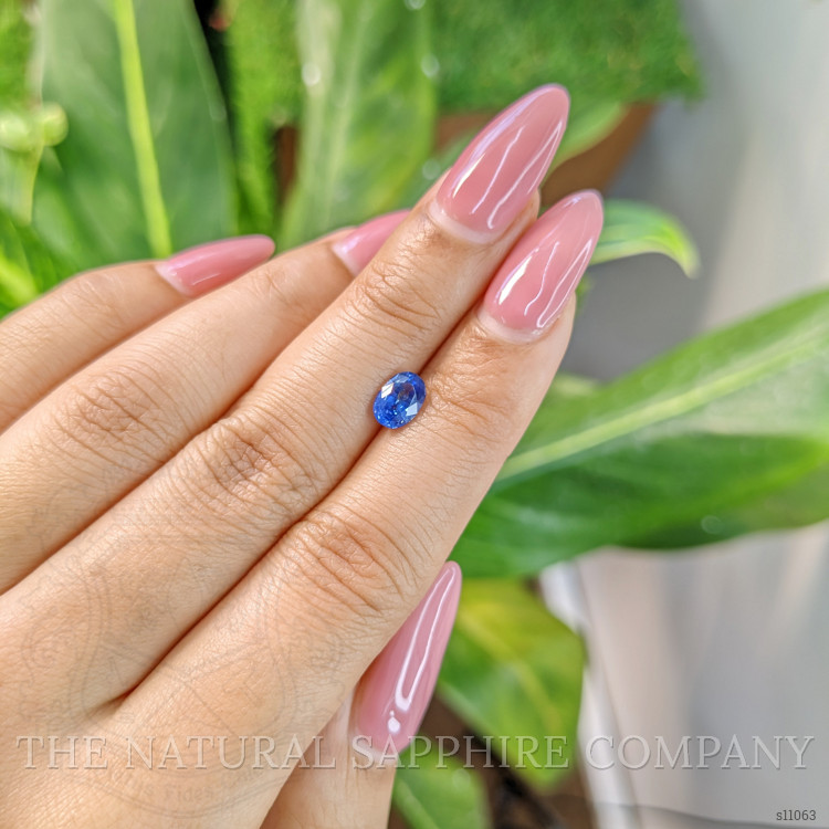 1.04 Ct. Blue Sapphire from Ceylon (Sri Lanka)
