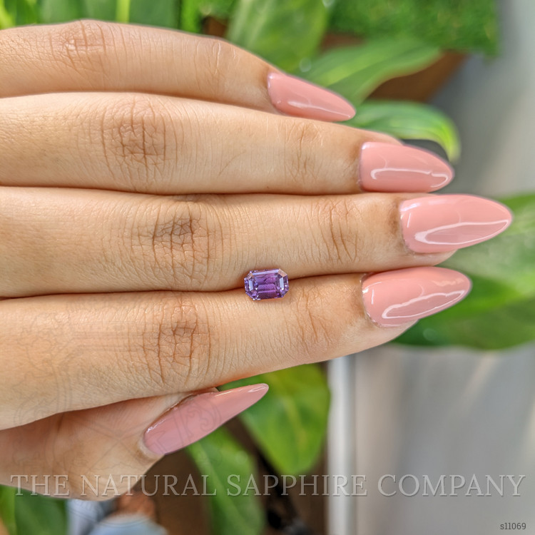 1.39 Ct. Purple Sapphire from Ceylon (Sri Lanka)