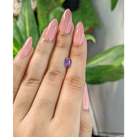 1.39 Ct. Purple Sapphire from Ceylon (Sri Lanka) Life Style
