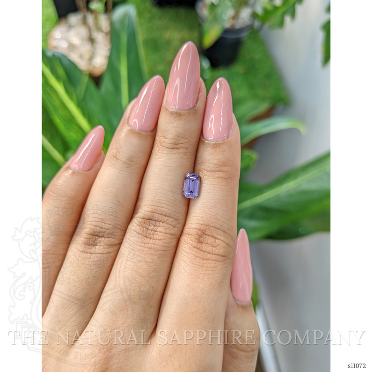 1.24 Ct. Purple Sapphire from Ceylon (Sri Lanka)