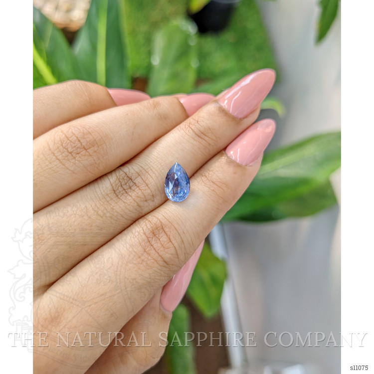 2.91 Ct. Blue Sapphire from Ceylon (Sri Lanka)