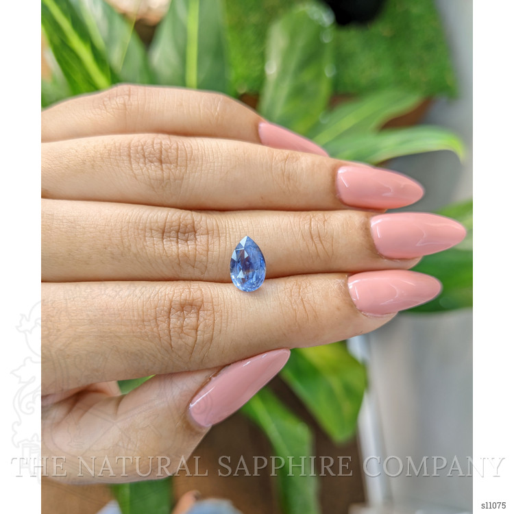 2.91 Ct. Blue Sapphire from Ceylon (Sri Lanka)
