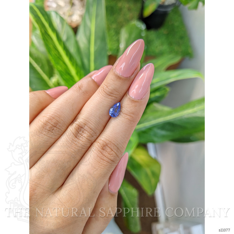 1.17 Ct. Blue Sapphire from Ceylon (Sri Lanka)