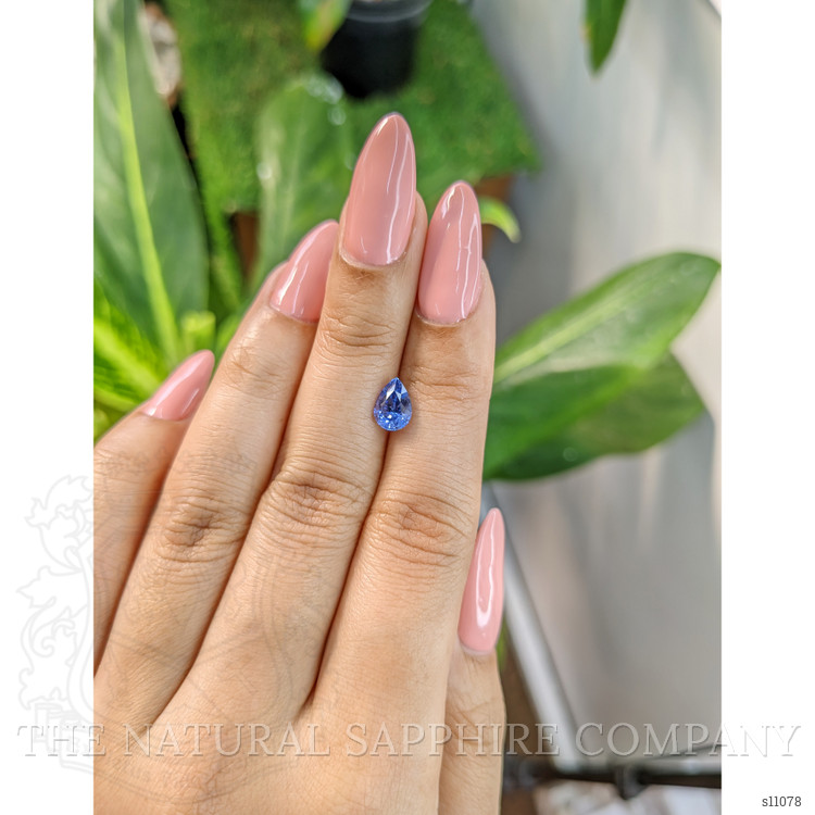 1.34 Ct. Blue Sapphire from Ceylon (Sri Lanka)
