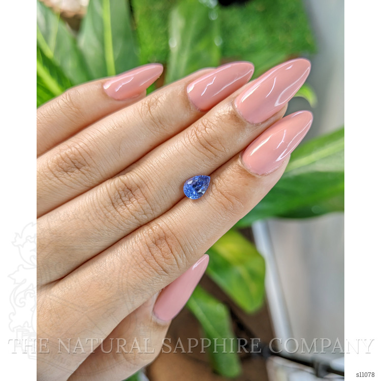 1.34 Ct. Blue Sapphire from Ceylon (Sri Lanka)