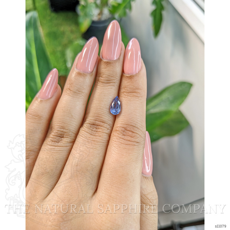 1.58 Ct. Blue Sapphire from Ceylon (Sri Lanka)