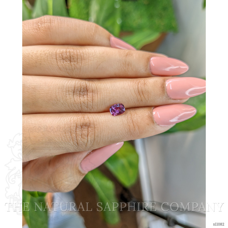 0.79 Ct. Purplish Pink Sapphire from Ceylon (Sri Lanka)