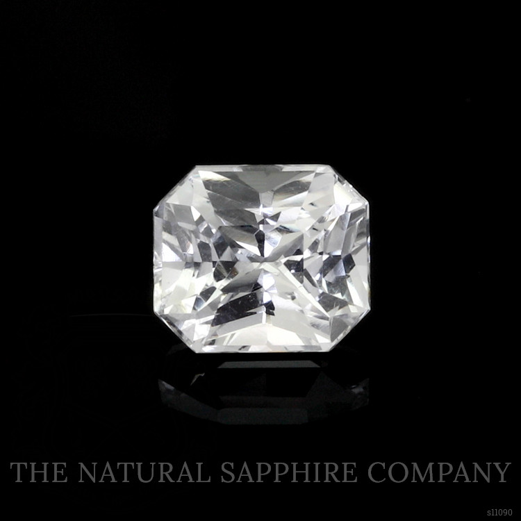 2.12 Ct. White Sapphire from Ceylon (Sri Lanka)