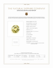 2.10 Ct. Yellow Sapphire from Ceylon (Sri Lanka) Scan Report