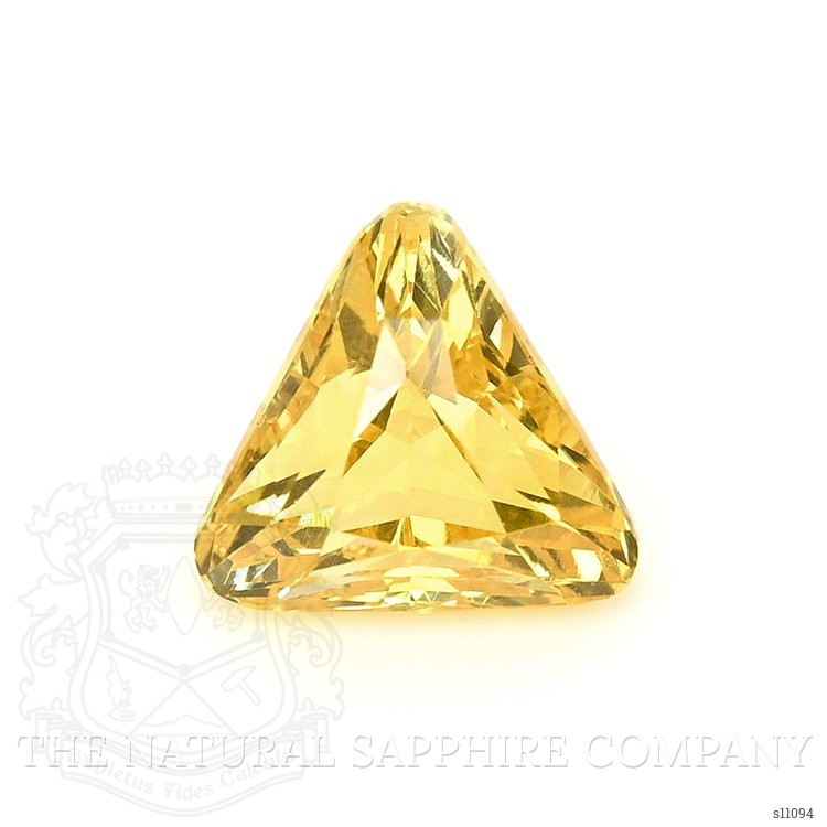 2.11 Ct. Orangish Yellow Sapphire from Ceylon (Sri Lanka)