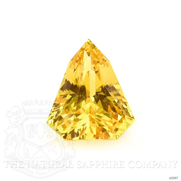 3.00 Ct. Orangish Yellow Sapphire from Ceylon (Sri Lanka)