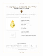 4.64 Ct. Yellow Sapphire from Ceylon (Sri Lanka) Scan Report