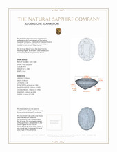 3.58 Ct. Pink Sapphire from Ceylon (Sri Lanka) 3 D Scan Report