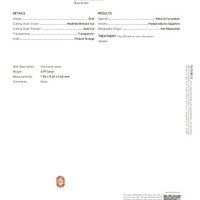 0.97 Ct. Padparadscha Sapphire from Ceylon (Sri Lanka) Scan Report