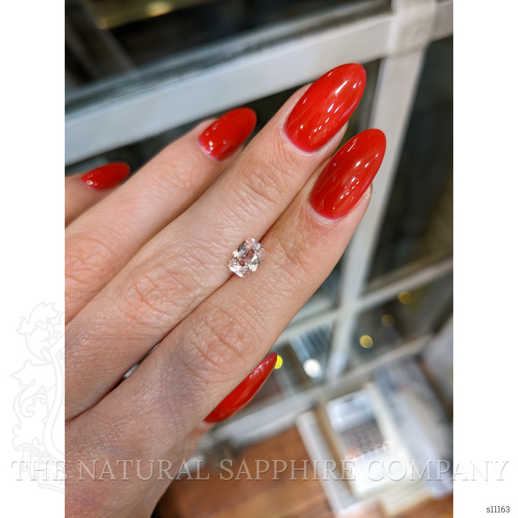 1.21 Ct. Peach Sapphire from Ceylon (Sri Lanka)