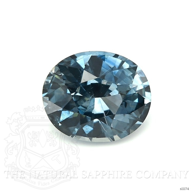 1.67 Ct. Greenish Blue Sapphire from Ceylon (Sri Lanka)