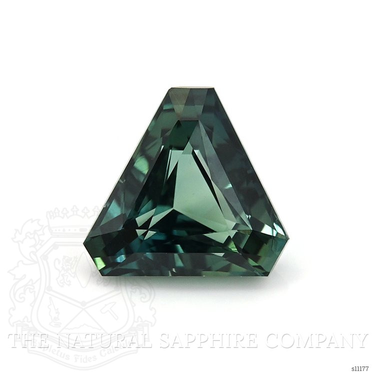 2.03 Ct. Bluish Green Sapphire from Ceylon (Sri Lanka)